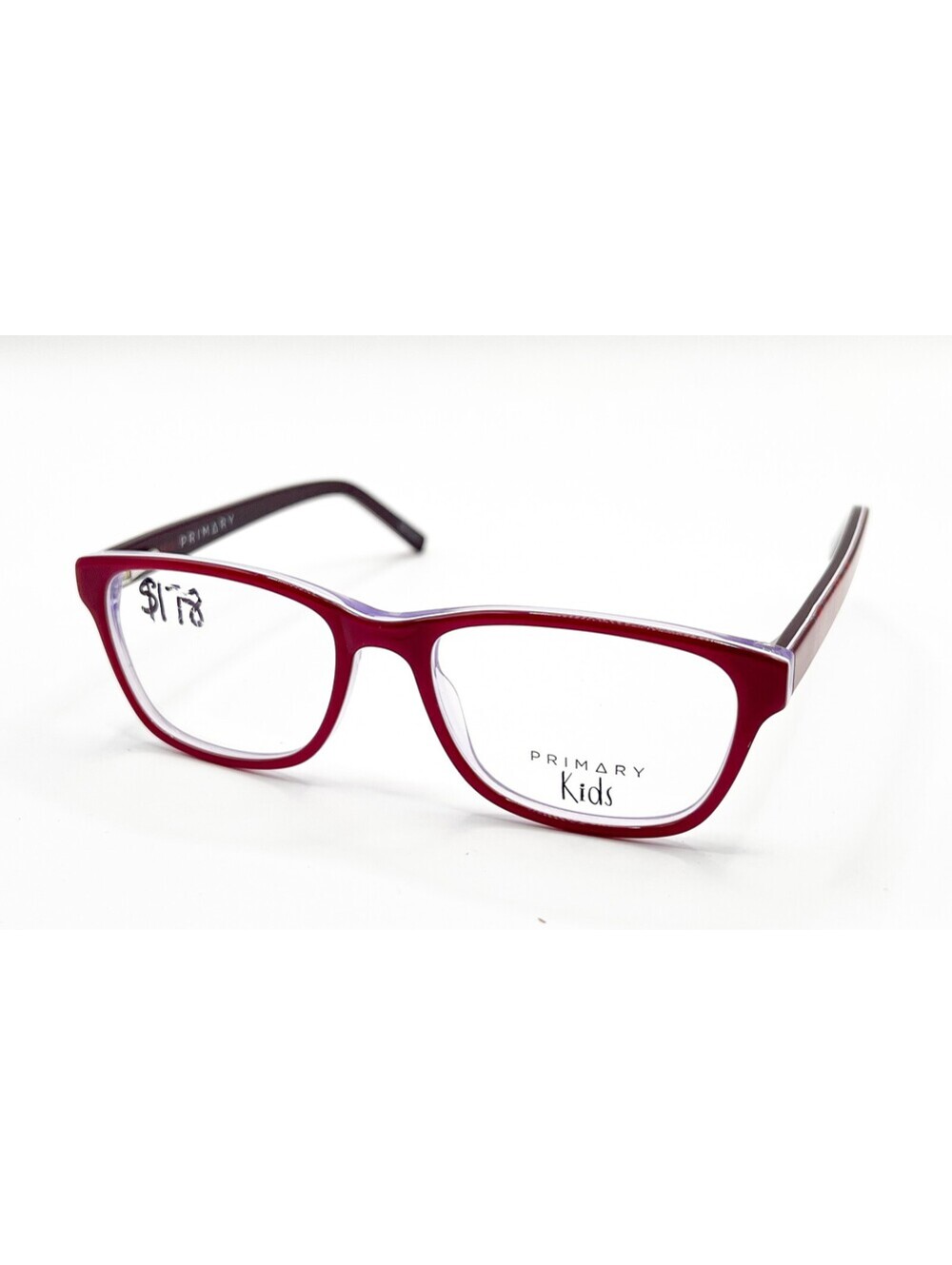 Primary Pk118 Burg Burgundy Authentic Eyeglasses 48-15-125